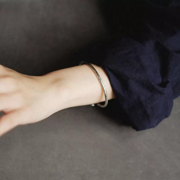 NEW Peacock Sterling Silver Feather Open Bracelet - Picture 7 of 15